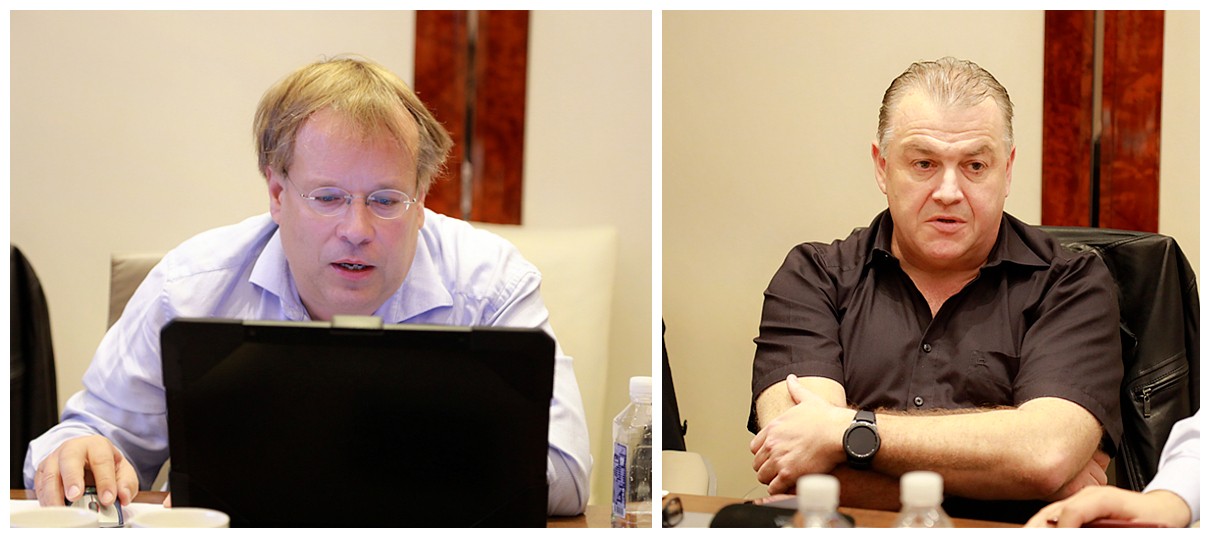 熊良虎赴京调查德国迪芬巴赫公司、ESATPOINT GLOBAL公司生态环保板材设备工艺