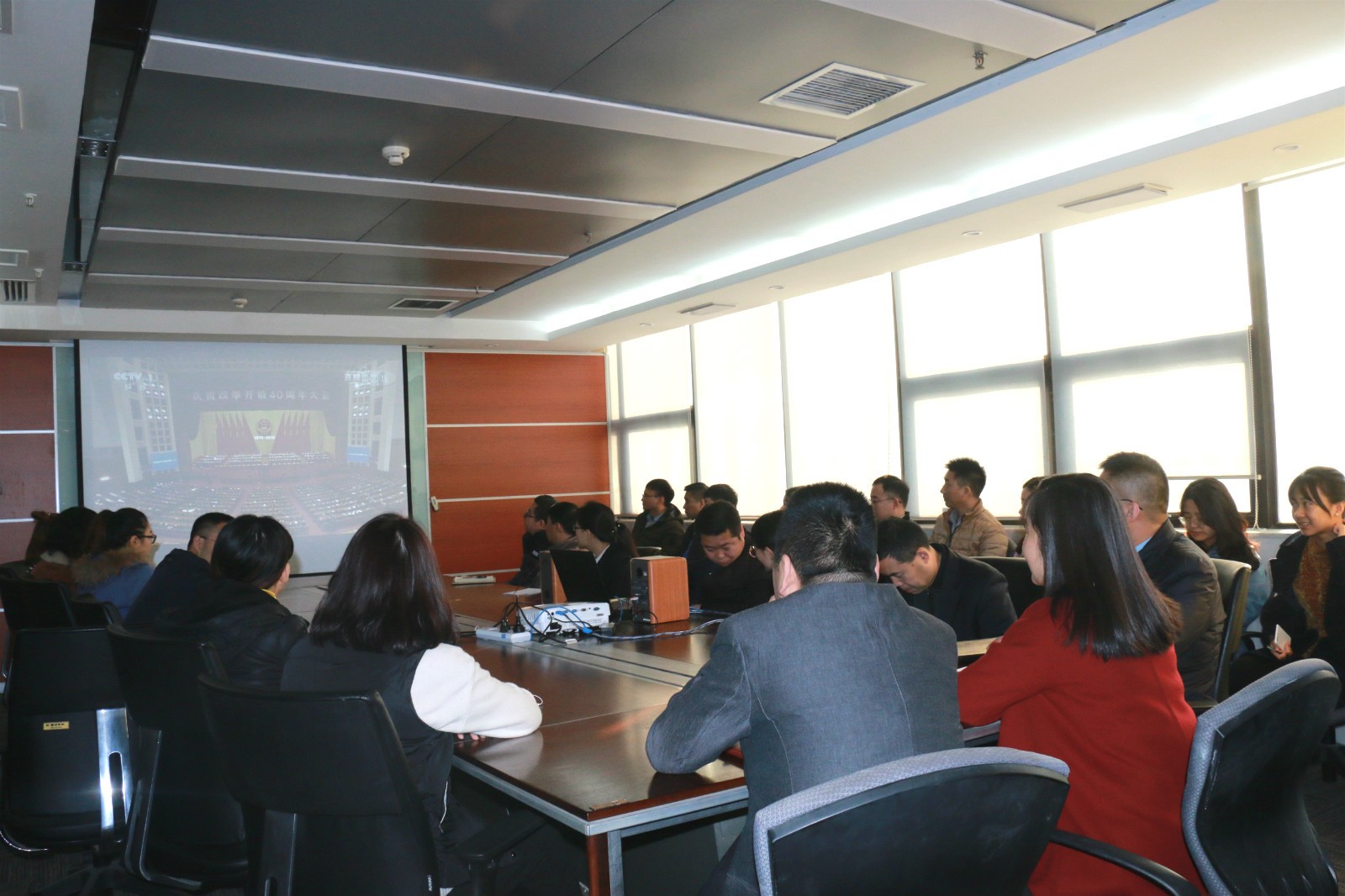 水环境公司组织旁观 庆祝鼎新盛开40周年大会