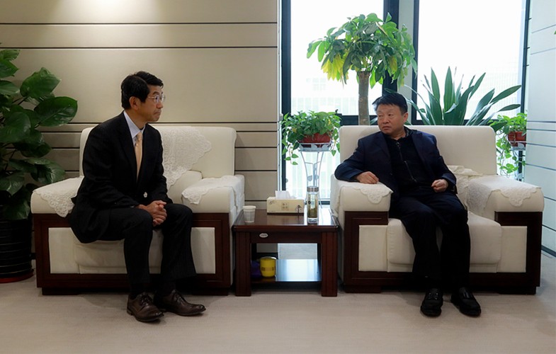 熊良虎会见日本康肯工程技术公司中村建