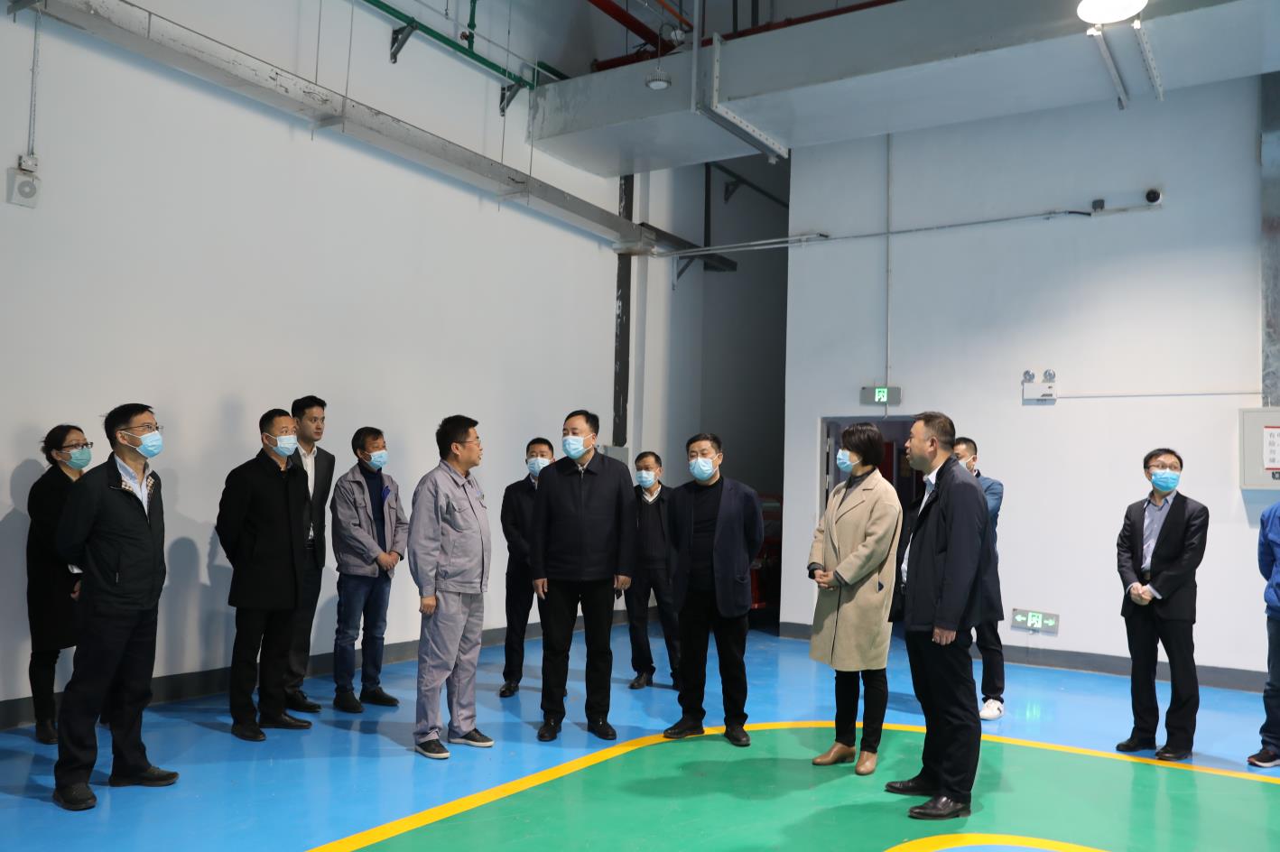 西安市委第二查核组到水环境公司白鹿原水生态中心调研