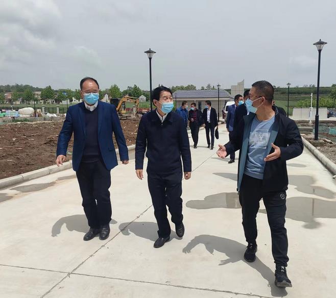 宝鸡市人大常委会党组成员、副主任苏少敏到水环境公司宝鸡蟠龙新区污水处置厂调研