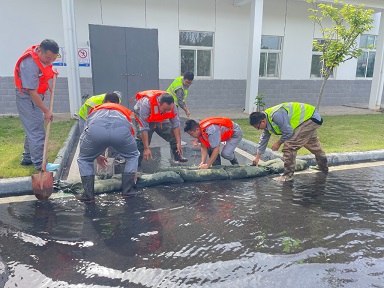 安全出产月｜水环境商南公司发展夏季防汛应急演练