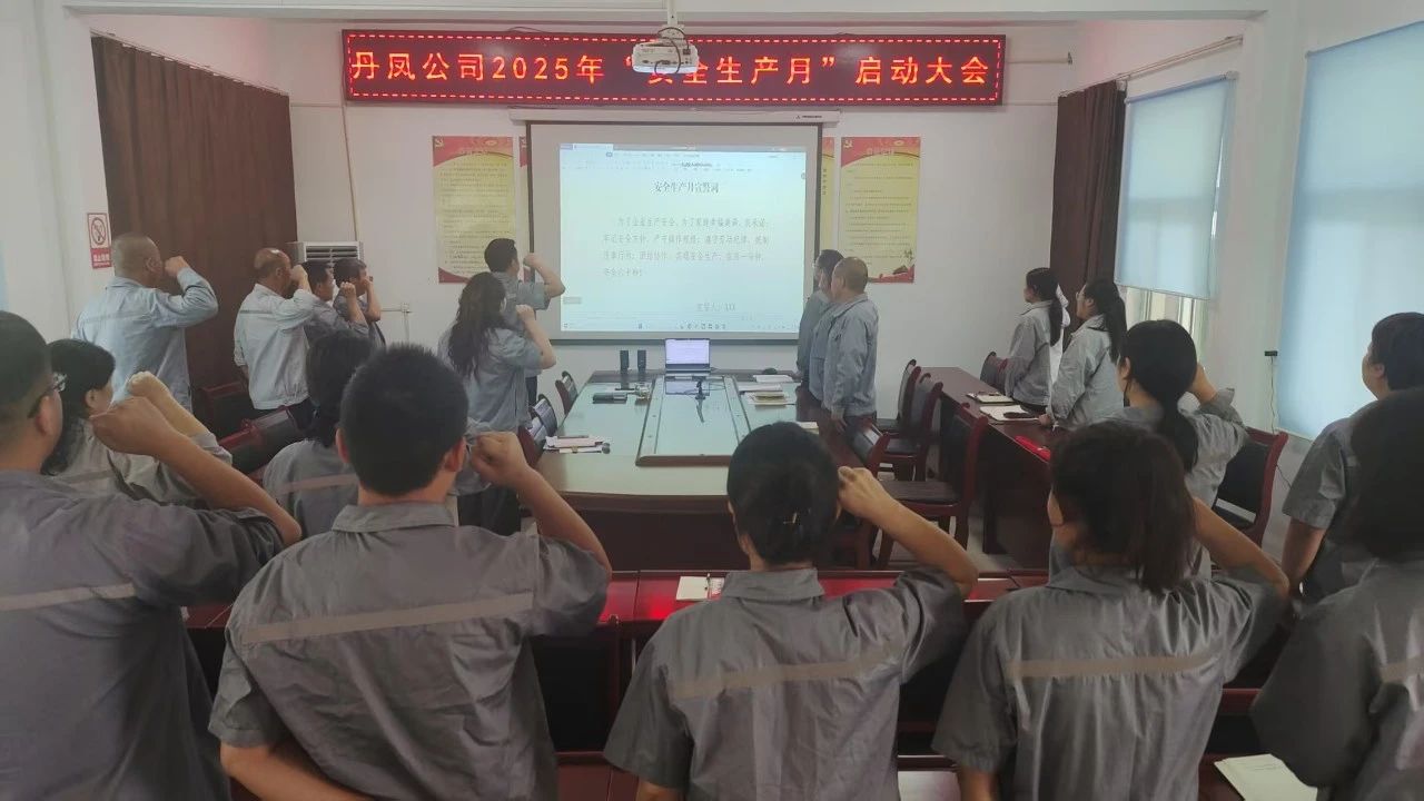 水环境公司权属企业进杏装安全出产月”活动启动典礼