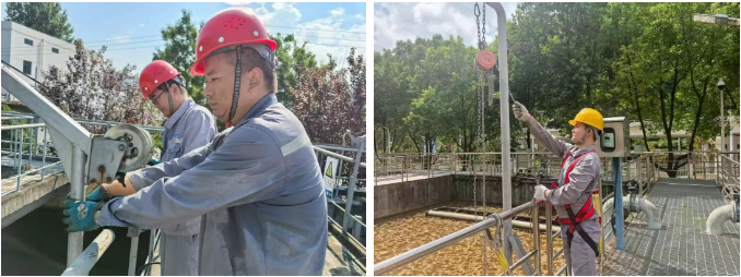 致敬高温下的坚守｜水环境公司：以汗水诠释敬业 用专业守护运行