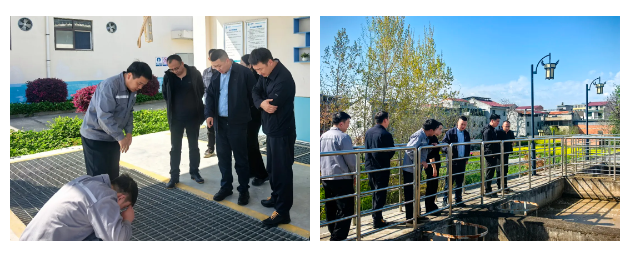 水环境公司重要掌管人赴安康公司项目一线调研